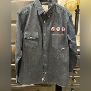 Iron and Resin Selvedge Cone Denim Overshirt